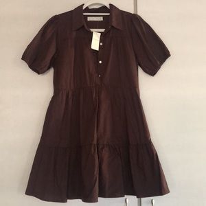 Abercrombie Poplin Trapeze Shirt Dress